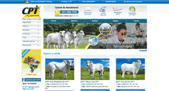 Desktop Screenshot of cptagropecuaria.com.br